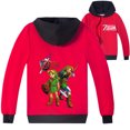 thumbnail image 1 of Children's The Legend of Zelda Printed Zipper Hooded Coat, Suitable for Both Boys and Girls in Mild Seasons, 1 of 6