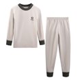 thumbnail image 1 of Children's Thermal Underwear Set Lingge Velvet Middle And Large Children In The Fall And Winter New Boys And Girls Fall Clothes And Pants Set, 1 of 4