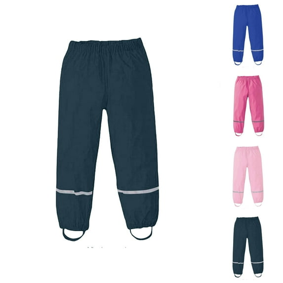 Children's Thin WaterProof Windproof And Breathable Outdoor Rain Pants Capri Pants For Women Petite