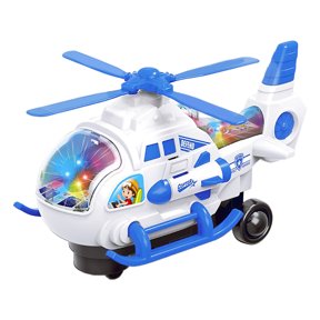 Children's Toy Airplane Model Universal Helicopter Lights Music Airplane Toy Propeller Will Turn Spanish Speaking Toys For Babies Educational Learning Toys Educational Toy Active Toddlers Kids