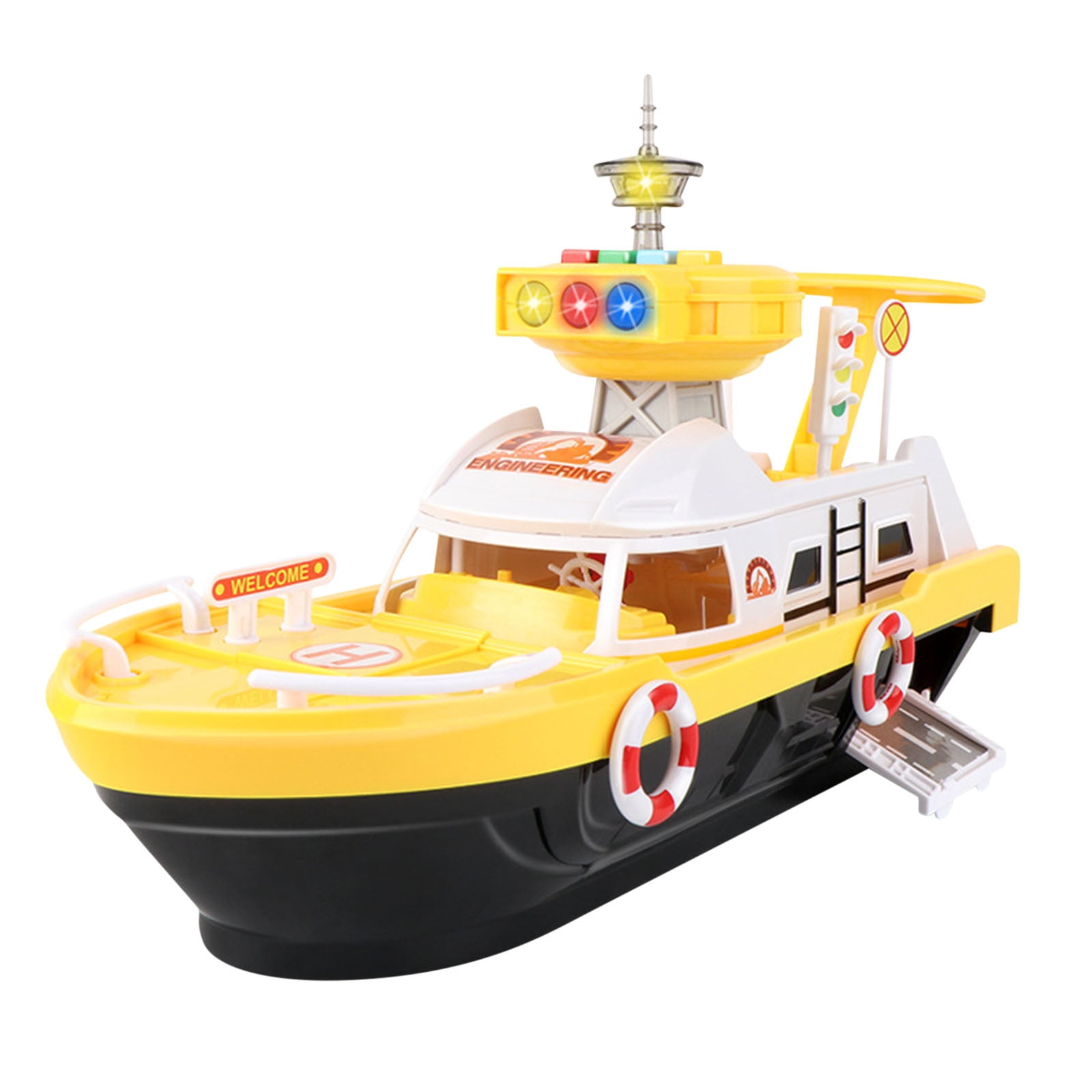 Children's Toy Ship Model Can Accommodate Various Alloy Car Transport