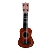 Childrens Toy Ukulele, Mini Ukulele Guitar, Musical Instrument for Kids Learning Basic Rhythms and Percussion, Lightweight and Portable Plastic Ukulele with Nylon Strings, Child-Friendly Design