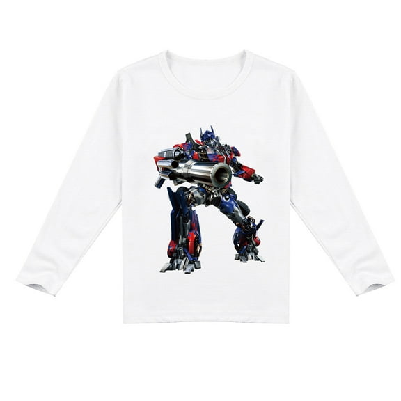 Children's Transformers Breathable Cotton Long Sleeve T-shirt, Perfect Spring-Autumn Top