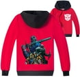 thumbnail image 1 of Children's Transformers Printed Zipper Hooded Coat, Suitable for Both Boys and Girls in Mild Seasons, 1 of 6