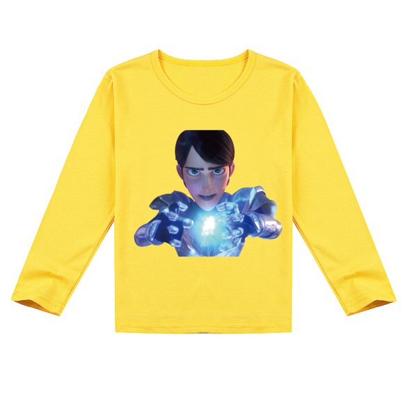 Children's Trollhunters Breathable Cotton Long Sleeve T-shirt, Perfect Spring-Autumn Top