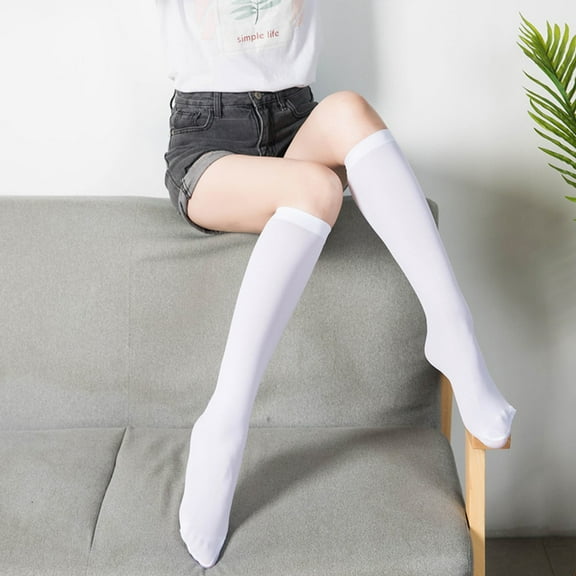 Children's Tube Socks Girls Summer Stripes Stockings White Socks Students' Socks Dance Pantyhose Men's Basketball Soccer Socks