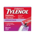 thumbnail image 1 of Children's Tylenol Acetaminophen Dissolve Packets, Wild Berry, 30 Count, 1 of 9