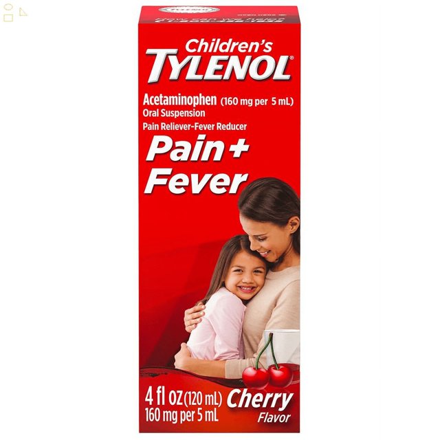 Tylenol Children's Pain and Fever Reducer, Acetaminophen Liquid, 4 fl