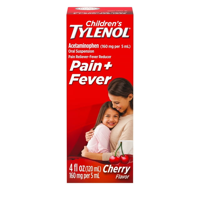 Children's Tylenol Pain + Fever Relief Medicine, Cherry, 4 fl. oz