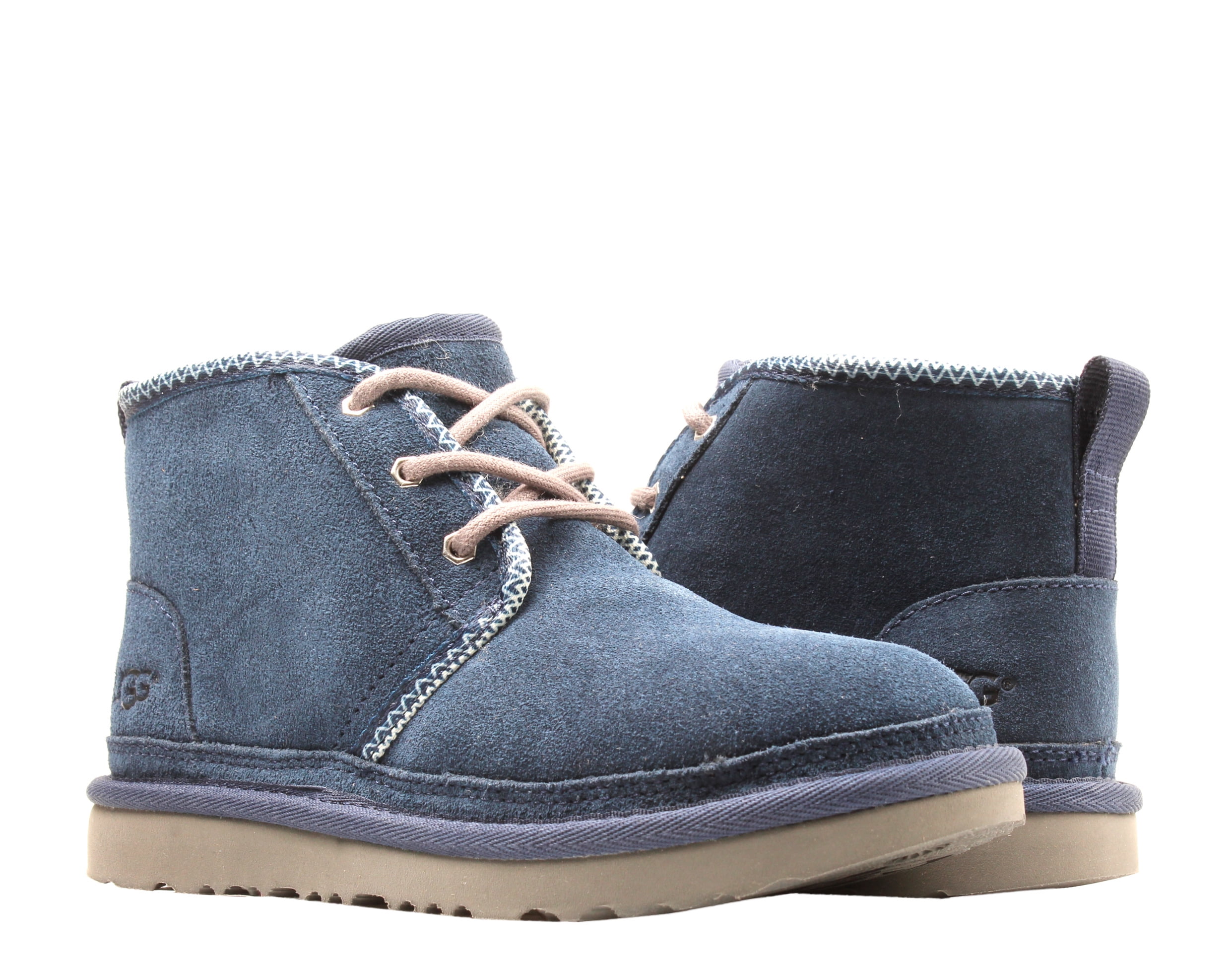 UGG Neumel II Winter Chukka Boots for Big Kids Navy Tasman Suede Size 1 UGG432 Walmart
