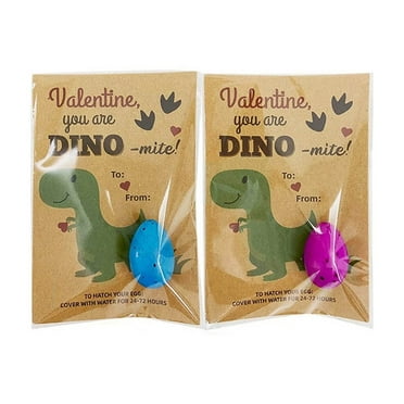 Children's Valentine's Day Gift Funny Dinosaur Valentine's Day Exchange Card Boys And Girls School Class Class Party 2pc