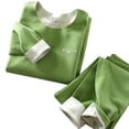 thumbnail image 1 of Children's Velvet Set Autumn And Winter New Boys' Long Set Large Children's Warm Underwear Set Children's Wear, 1 of 9