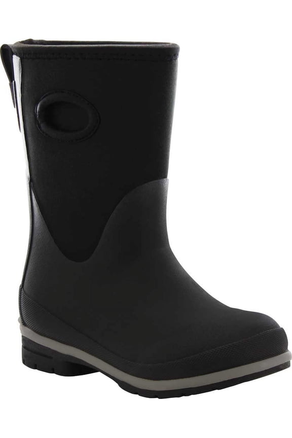Children's Western Chief Solid Neoprene Boot Black 2 M