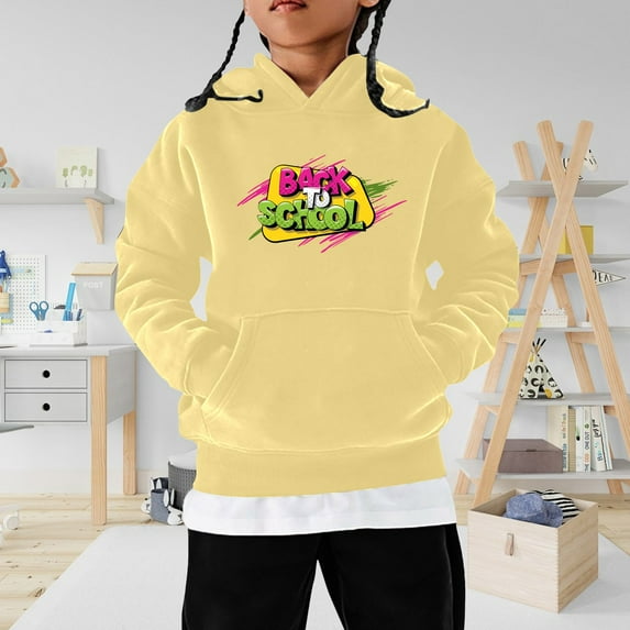 Children's Winter Fashion Festival Printed Solid Color Long Sleeved Hoodie Casual And Comfortable Coat The 69 Eyes Hoodie Boys Youth Large Clothes Toddler Girls Pullover Sweatshirts Youth Boys