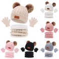 thumbnail image 1 of Children's Winter Hat Scarf Set Accessories for Toddler Baby Boys Girls Warm Outdoor Play, 1 of 4