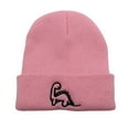 thumbnail image 1 of Children's Winter Hats Dinosaur Knitted Winter Beanie Hat Warm Winter Hats for 1-5 Years Boys, 1 of 3