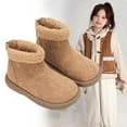thumbnail image 1 of Children's Winter Velvet Short Boots Fleece Lined Casual Footwear for Warmth Everyday Use Comfort Fit, 1 of 5