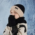 thumbnail image 1 of Children's Winter Warm Wool Lined Hat Scarf Glove Set Scarf Gloves Hat Scarf Gloves Hat Set Light Scarf Hat Set Men Scarf Gloves Hat Set for Men Scarf Gloves Set Hat Gloves Scarf Set Boys Hat Gloves, 1 of 3