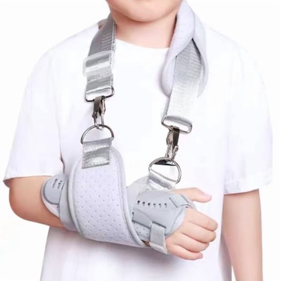 Children's Wrist Brace (with arm sling) Teenage Hand Immobilizer Instead of a cast, help with fractures. Sprains, strains, tendonitis, carpal tunnel  Right hand , small children's model 5-10 years old