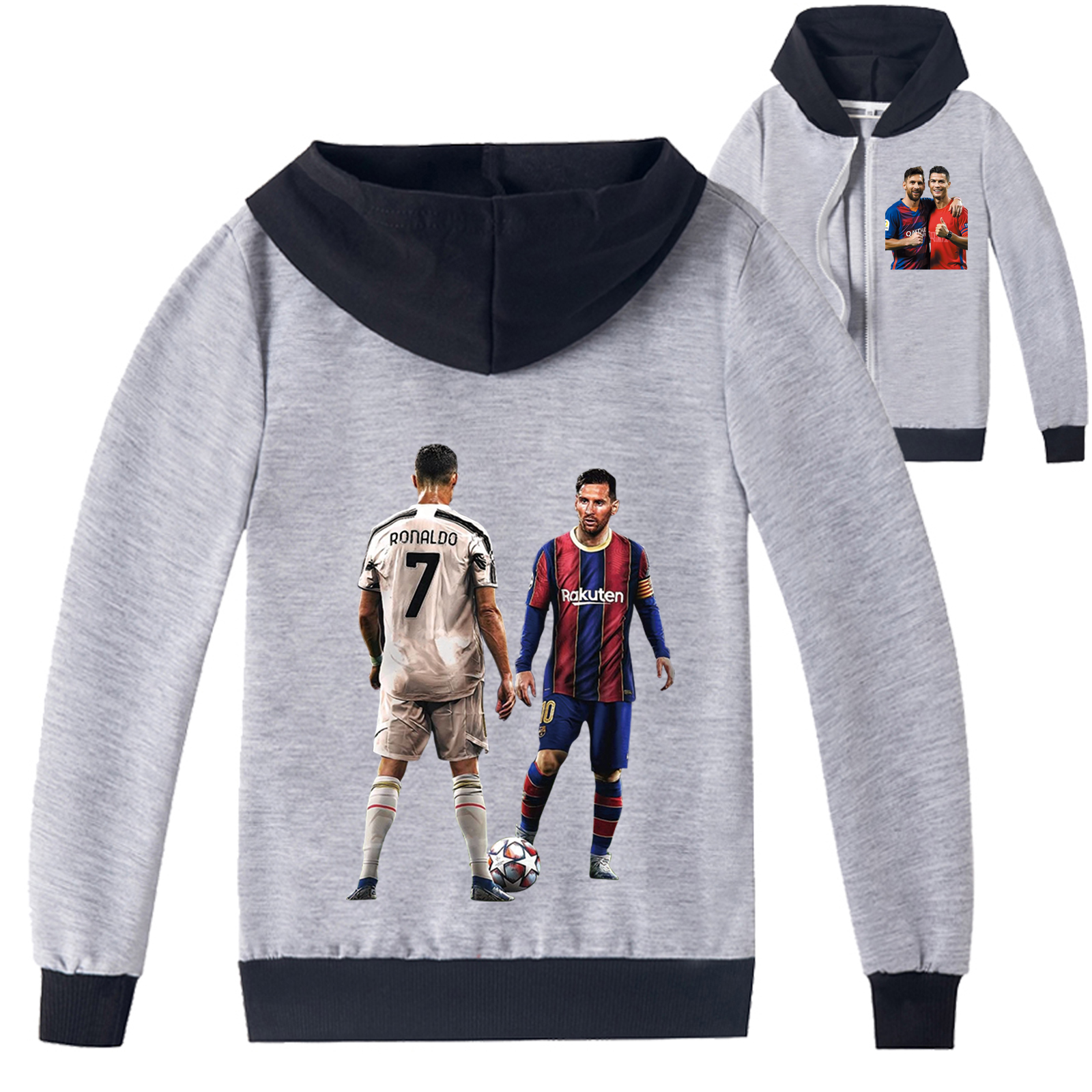 Kids Boys' Sports Tracksuit Set - Zipper Jacket & Pants With Contrast Colors (Age 3-12 Years)