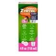thumbnail image 1 of Children's Zyrtec 24 Hr Cetirizine Allergy Syrup, Bubble Gum, 4 fl. oz, 1 of 12