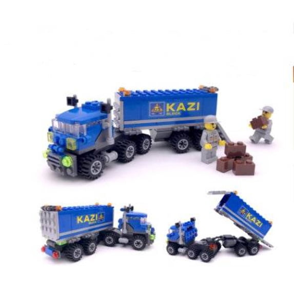 Children's educational assembled car plastic interactive building blocks toys