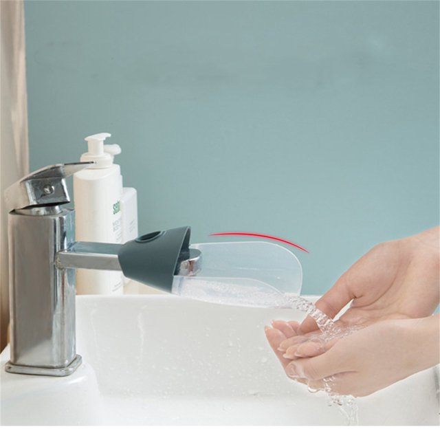Children's faucet extension faucet guide sink extender long water hand