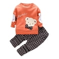 thumbnail image 1 of Children's leisure spring and autumn 2-piece leisure suit baby clothing boy clothing suit 1-4 years old, 1 of 5