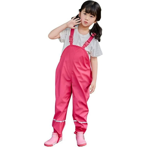 Children's rain dungarees, rain overall, digging trousers, boys, outdoor sports trousers, waterproof, breathable, mud trousers, girls