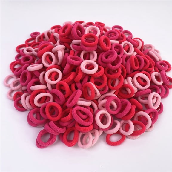 Children's rubber bands do not harm hair, baby towel rings, cute girls' candy colored thumb hair rings, hair ties, headband accessories