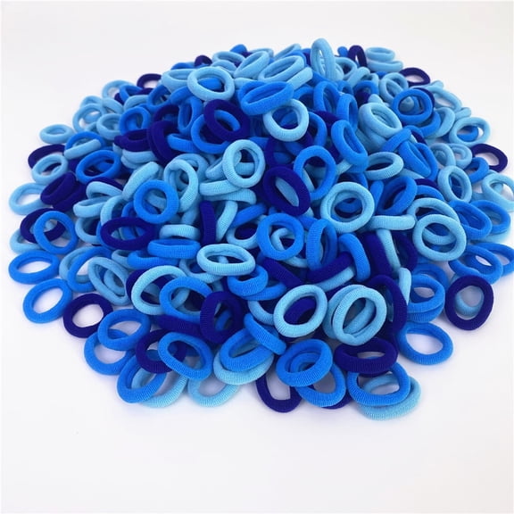 Children's rubber bands do not harm hair, baby towel rings, cute girls' candy colored thumb hair rings, hair ties, headband accessories