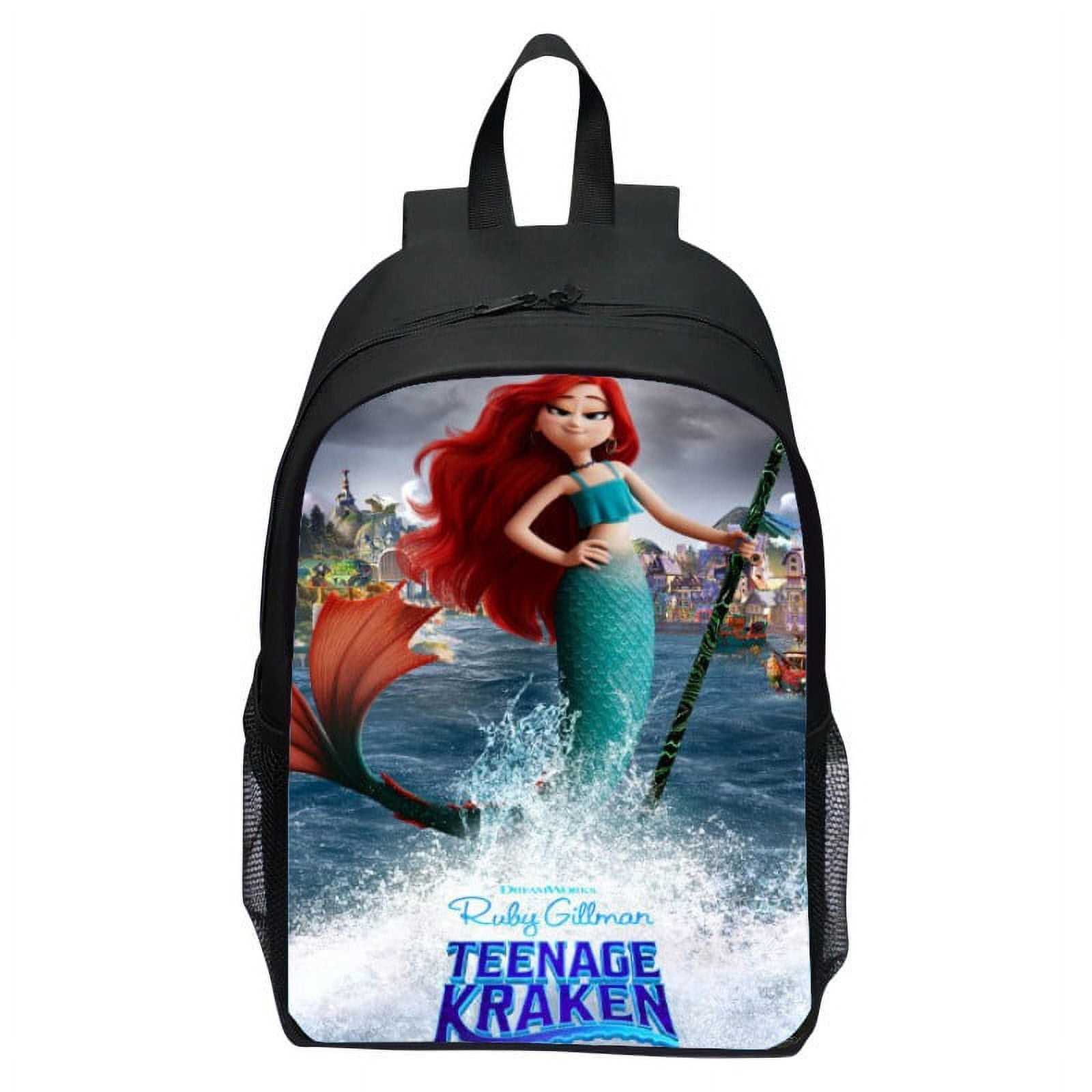 Children s schoolbag turned into Jimei Ruby Gillman Teenage Kraken primary school student backpack backpack Walmart