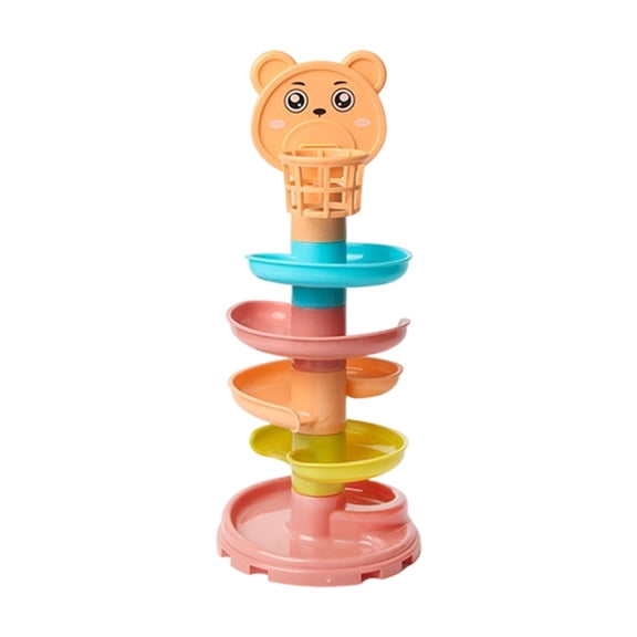Children's shoot Track Rotating Music Rolling Ball Stacking Music Toy
