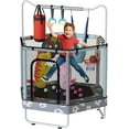 thumbnail image 1 of Baxluxe Toddler Trampoline for Kids Ages 3-8, 55in 7-in-1 Upgraded Indoor Trampoline with Net ,500lbs Capacity Safe Trampoline Toys,Inside Mini Trampoline Boys Girls Outdoor Adjustable Height, 1 of 8