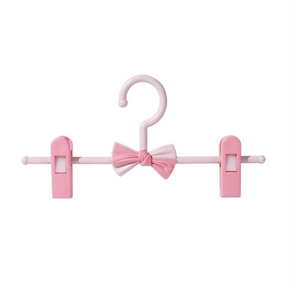 Childrens Adjustable Pants Hangers NonSlip Trousers Clip Hangers for Jeans Skirt