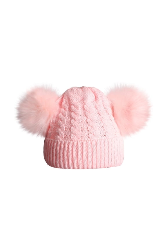 Childrens Baby Knitting Wool Hemming Hat Keep Warm Winter Hiarball Beach Hat for Girls Baby Swim Hat Winter Hats for Kids Floppy Hat The Child Hat Snow Hats for Girls Kid Hats Kid Hiking Gear Hate