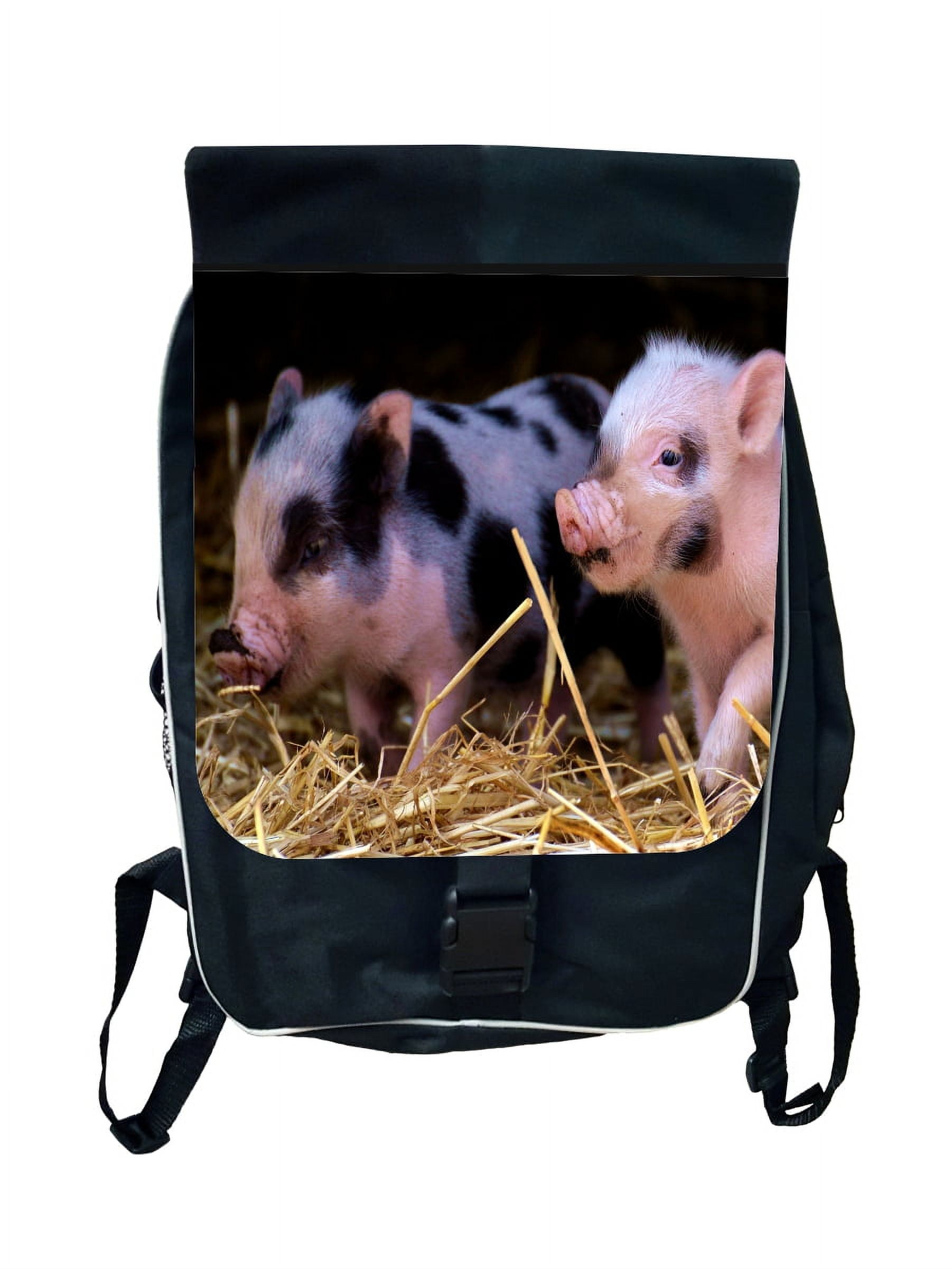 Black pig backpack sale