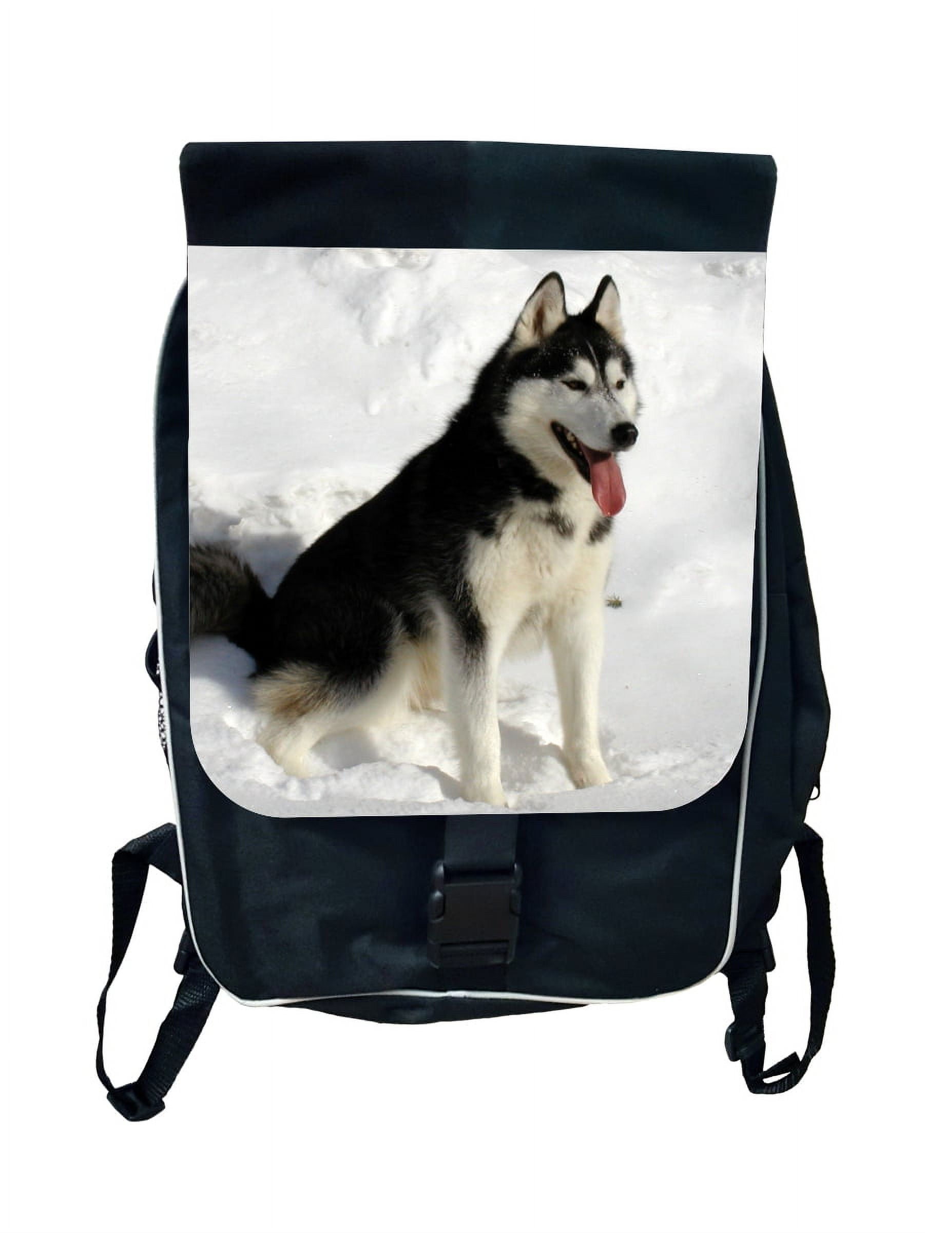 Childrens Backpacks Animal Siberian Husky Large School Backpack