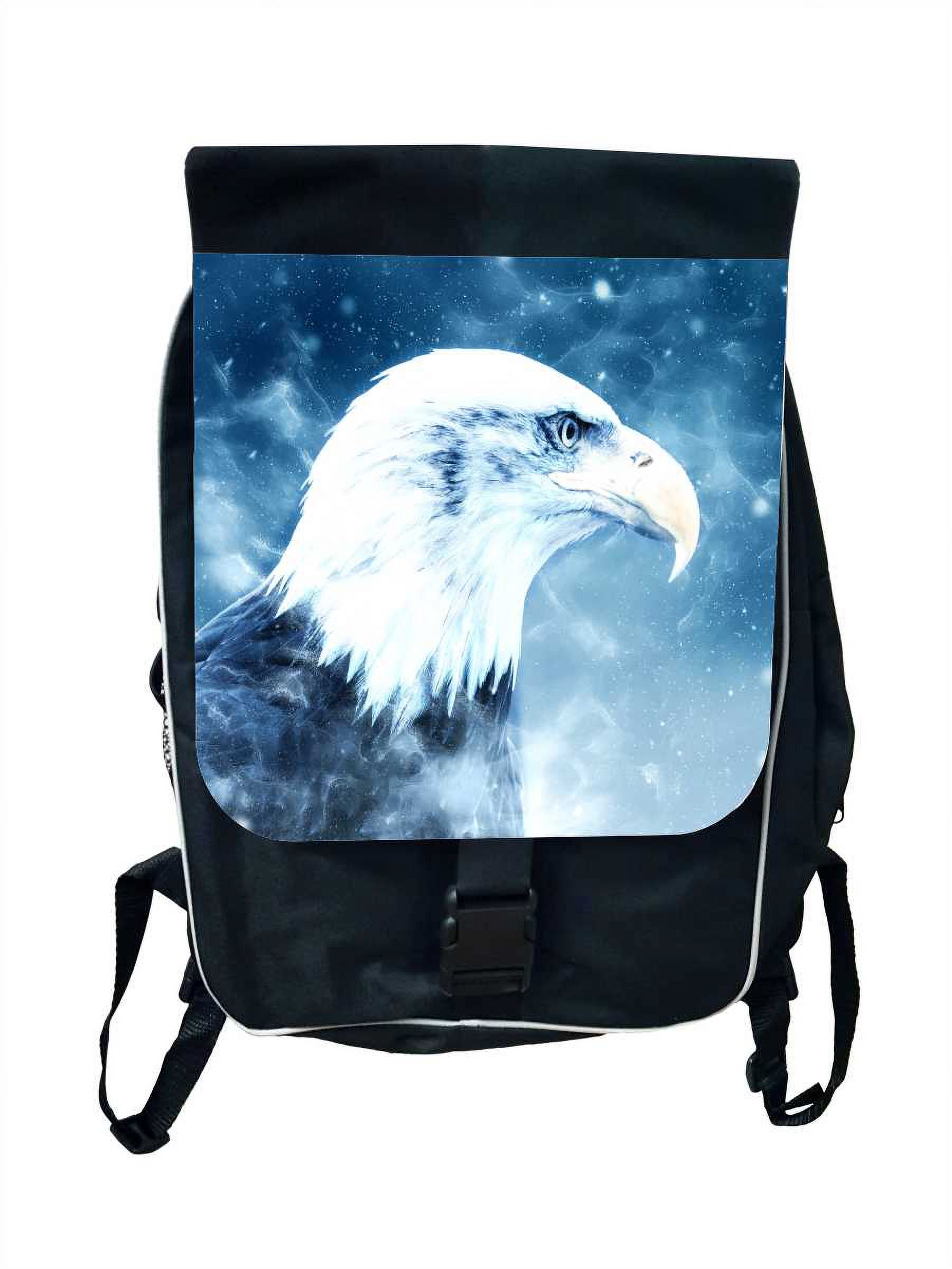 Childrens Backpacks Animal Snow Eagle Large School Backpack - image 1 of 5
