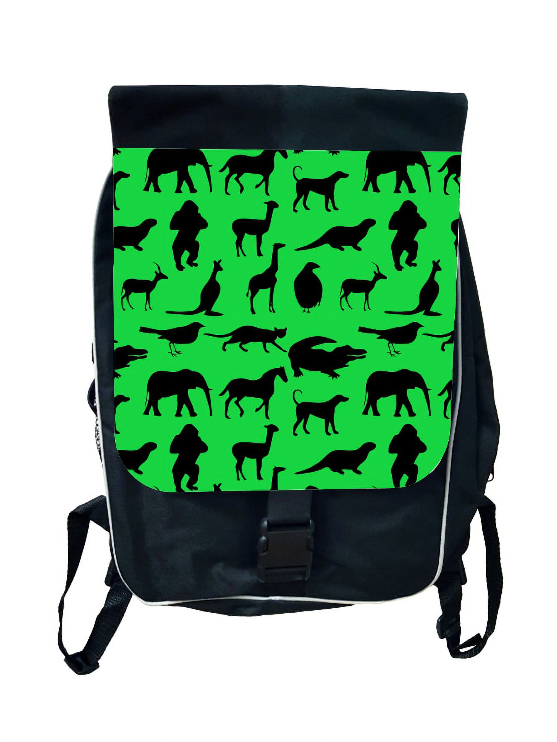 Childrens Backpacks Animal Zoo Animal Print Large School Backpack - image 1 of 5