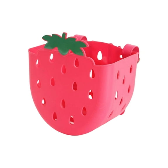 Childrens Bicycles Basket Adjustable Plastic Tricycle Basket Bicycles Front Handlebar Basket for Kids, Toddlers