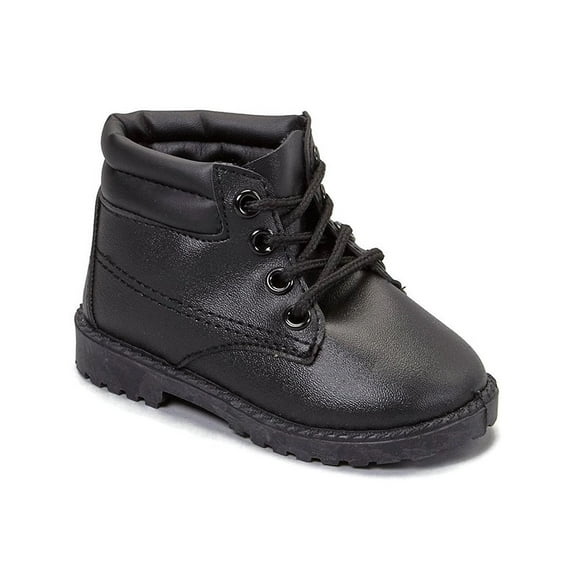 Childrens Black Brown Beige Smooth Work Boots Boys Infant/Toddler Sizes 1-10 Many Colors