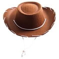 thumbnail image 1 of Childrens Brown Felt Cowboy Hat by Century Novelty by Century Novelty, brown, Size Small, 1 of 5