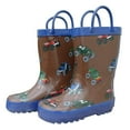 thumbnail image 1 of Childrens Brown Monster Trucks Boots - Size 1, 1 of 1