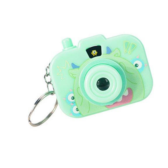 Childrens Cartoon Projector Keychain Camera Lightweight Plastic Toy For Outdoor Play Stylish Keyring Accessory