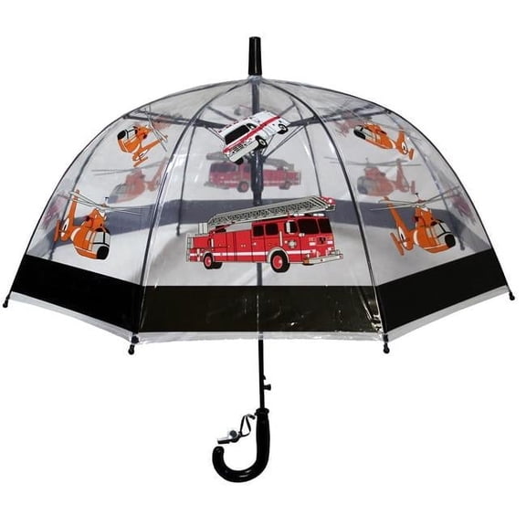 Childrens Clear Fire Rescue Umbrella - Size 1