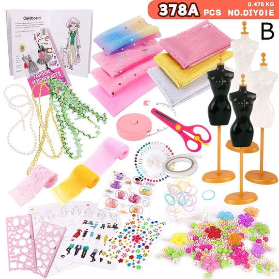 Childrens Clothing Design Handmade Material Kit Clothes Sewing Kit For Kids Fashion Handmade T Designer Girls