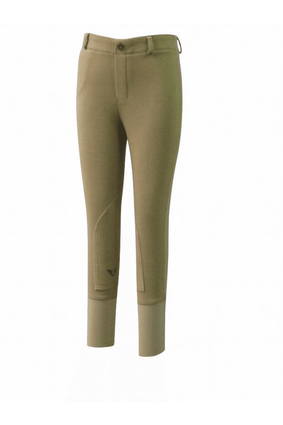 Children's Cotton Pull-On Knee Patch Breeches