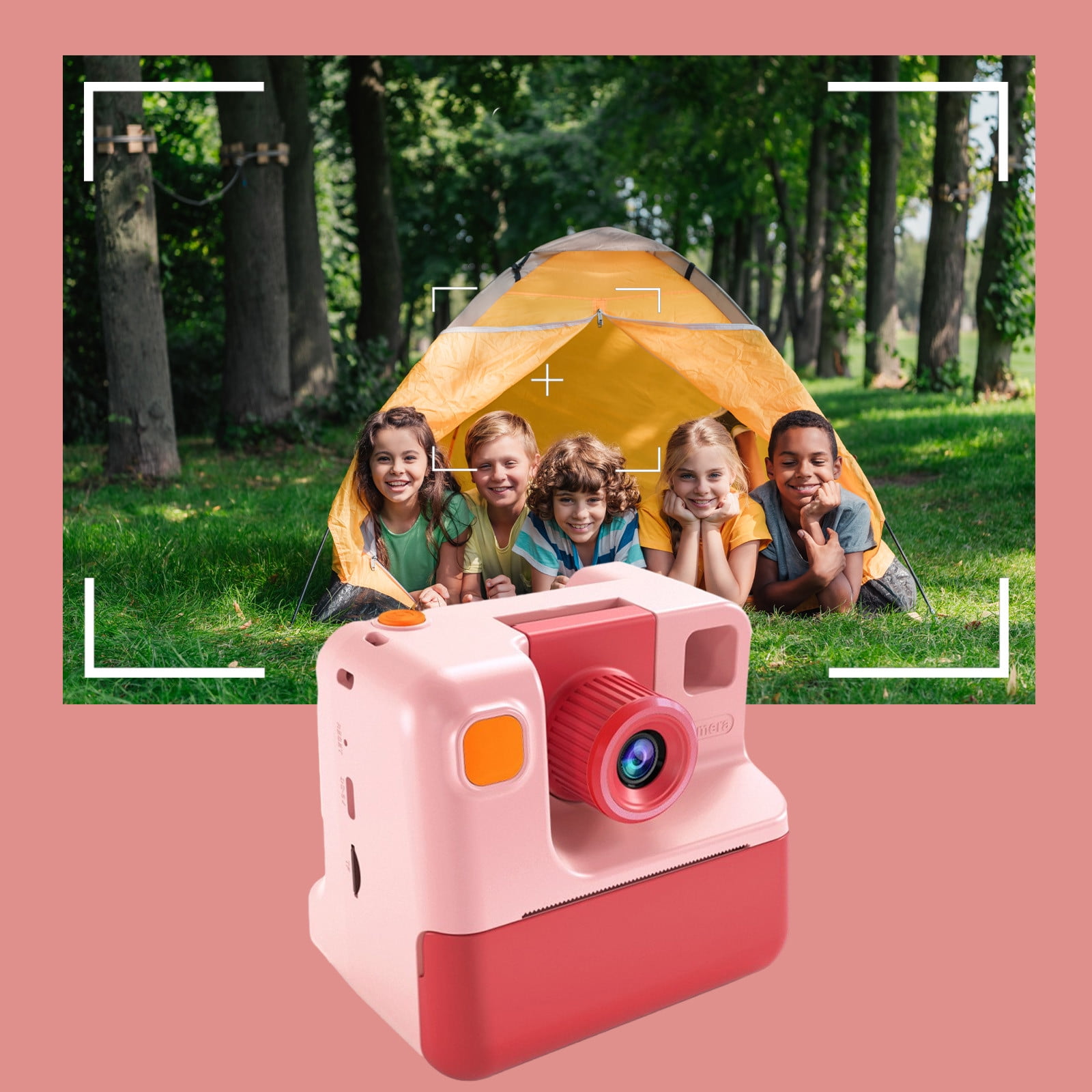 Childrens Digital Camera High-definition Student Polaroids Printable ...
