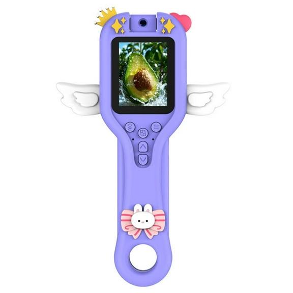 Childrens Digital Microscope With Color Screen 180° Rotatable Camera LED Light Portable Scientific Experiment Tool For Outdoor Learning